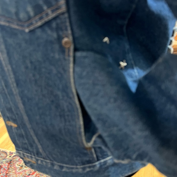 1980s Unique Ladies Denim Jacket with appliqués & metal stars - Picture 8 of 16